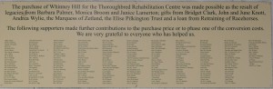 Elise Pilkington Trust signage TRC crop